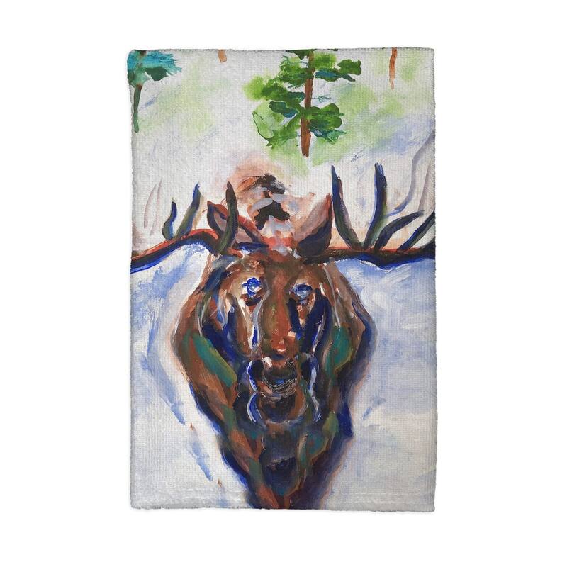 Christmas Moose Kitchen Towel - 16x25