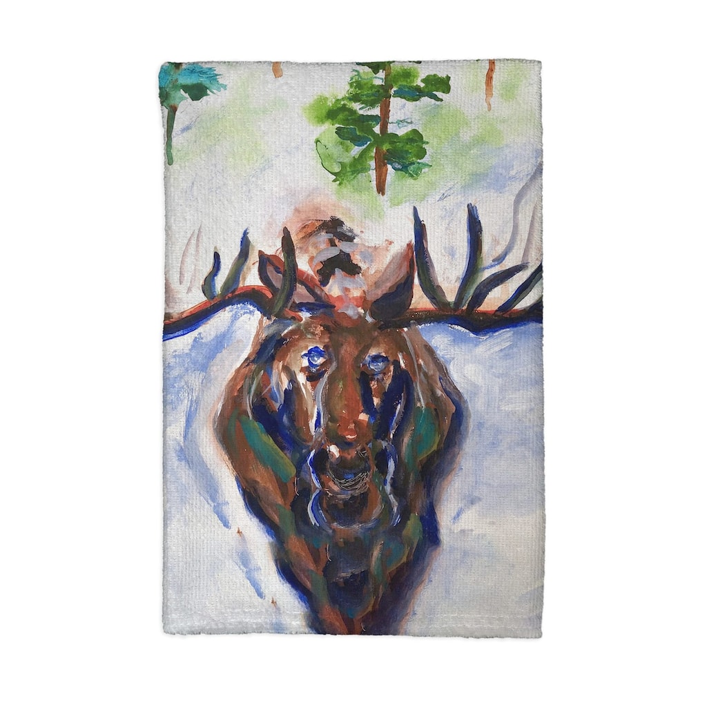 Christmas Moose Kitchen Towel - 16x25