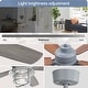 preview thumbnail 27 of 42, 52/66-In Farmhouse Style Industrial Windmill Large Ceiling Fan with Light and Remote