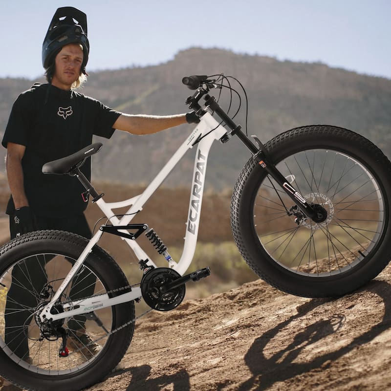 26 inch Mountain Bike,Full-Suspension 21 Speeds Drivetrain