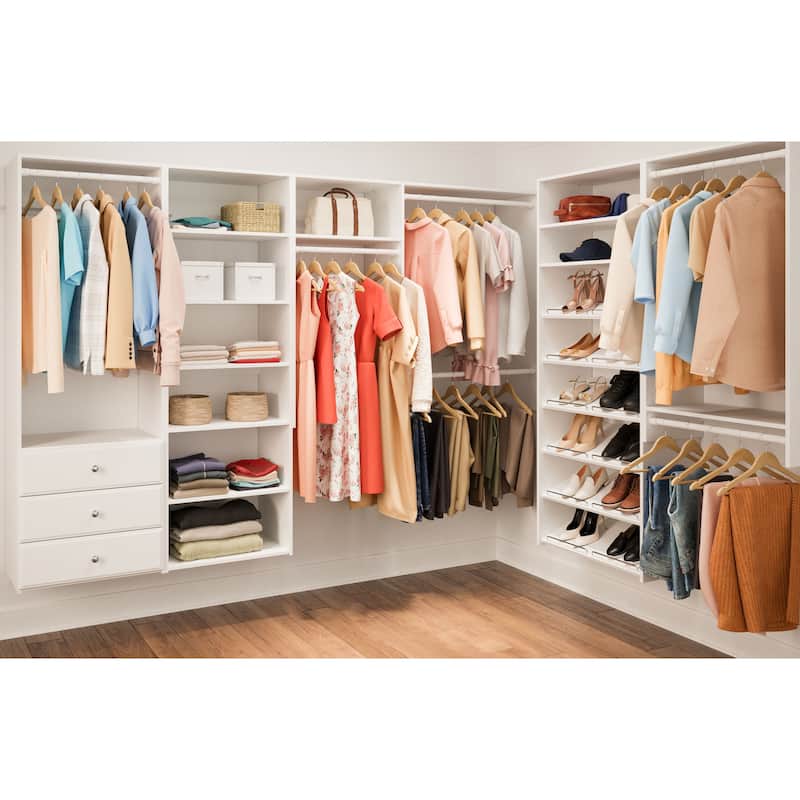 Easy Track Elite Laminate Closet Tower Kit