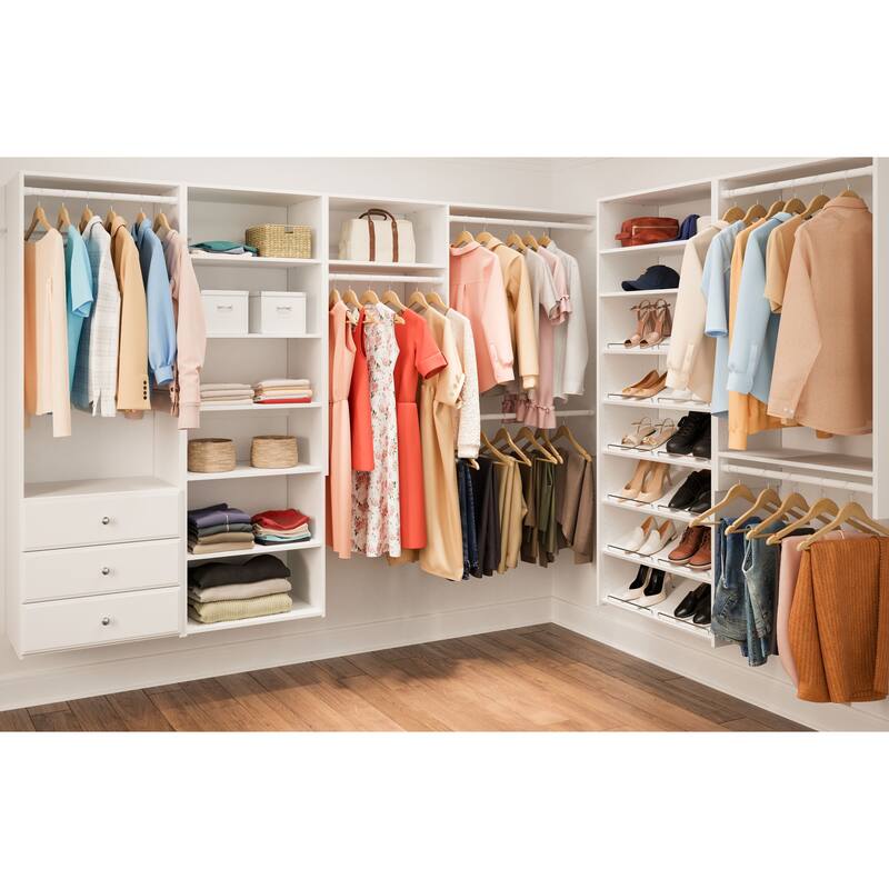 Easy Track Essential Shelf Laminate Tower Kit
