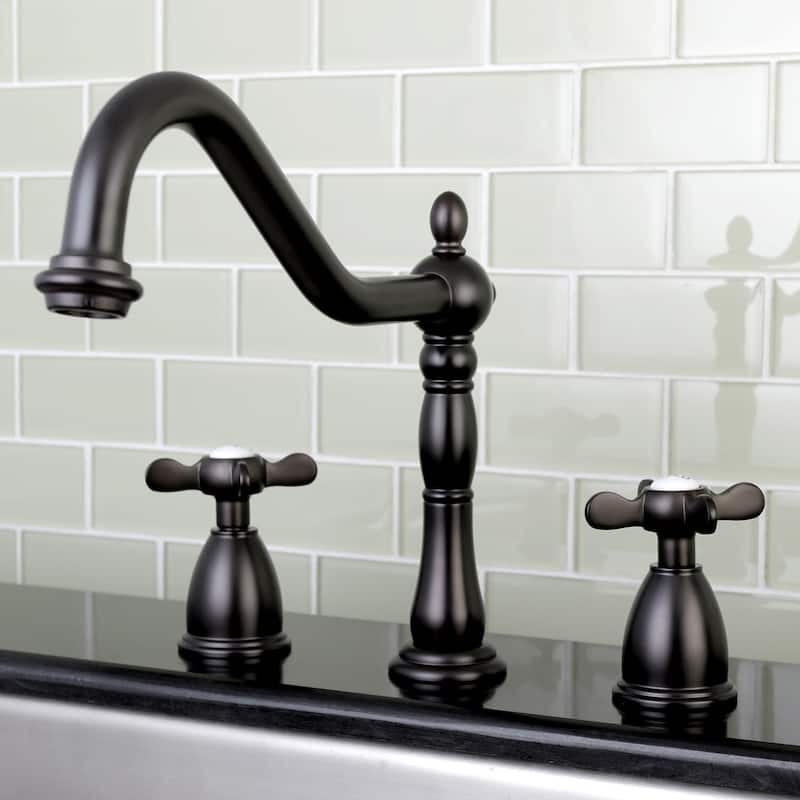 Kingston Brass Essex 1.8 GPM Widespread Kitchen Faucet
