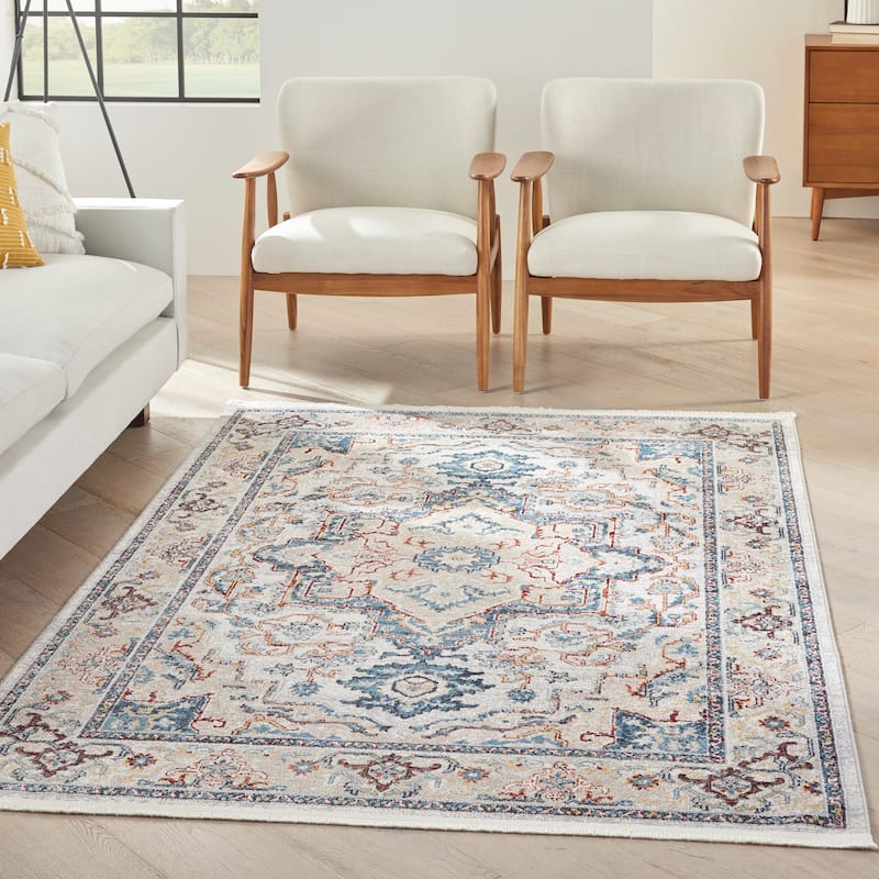Nourison Geneva Traditional Persian Medallion Area Rug