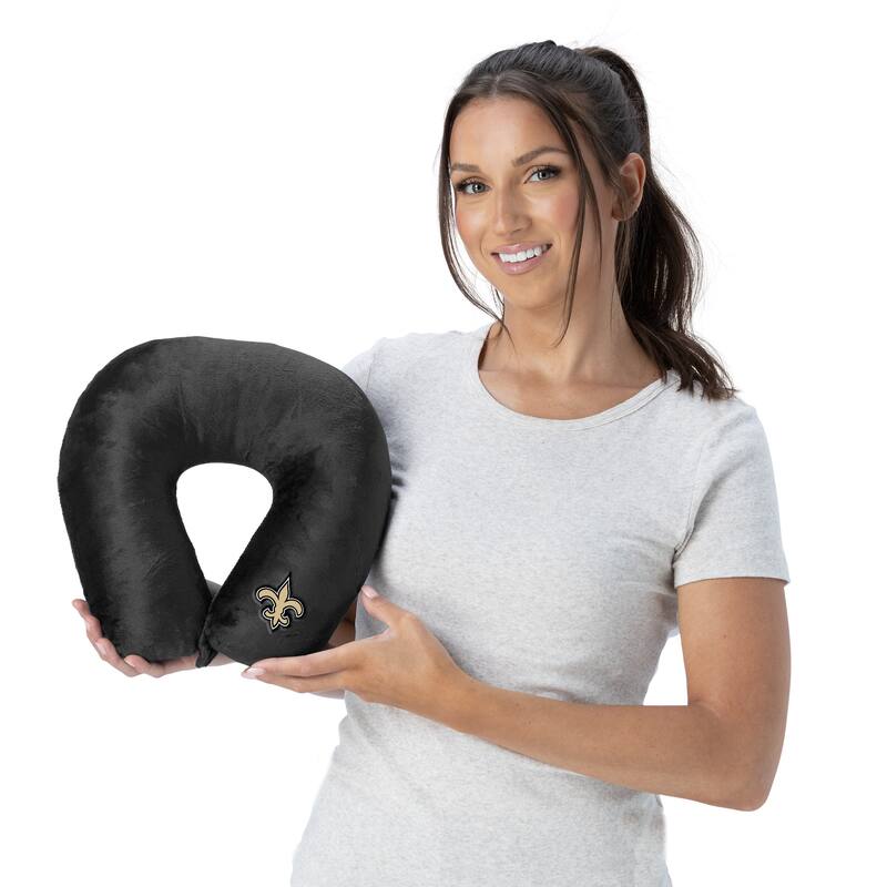 NFL Black Travel Neck Pillow