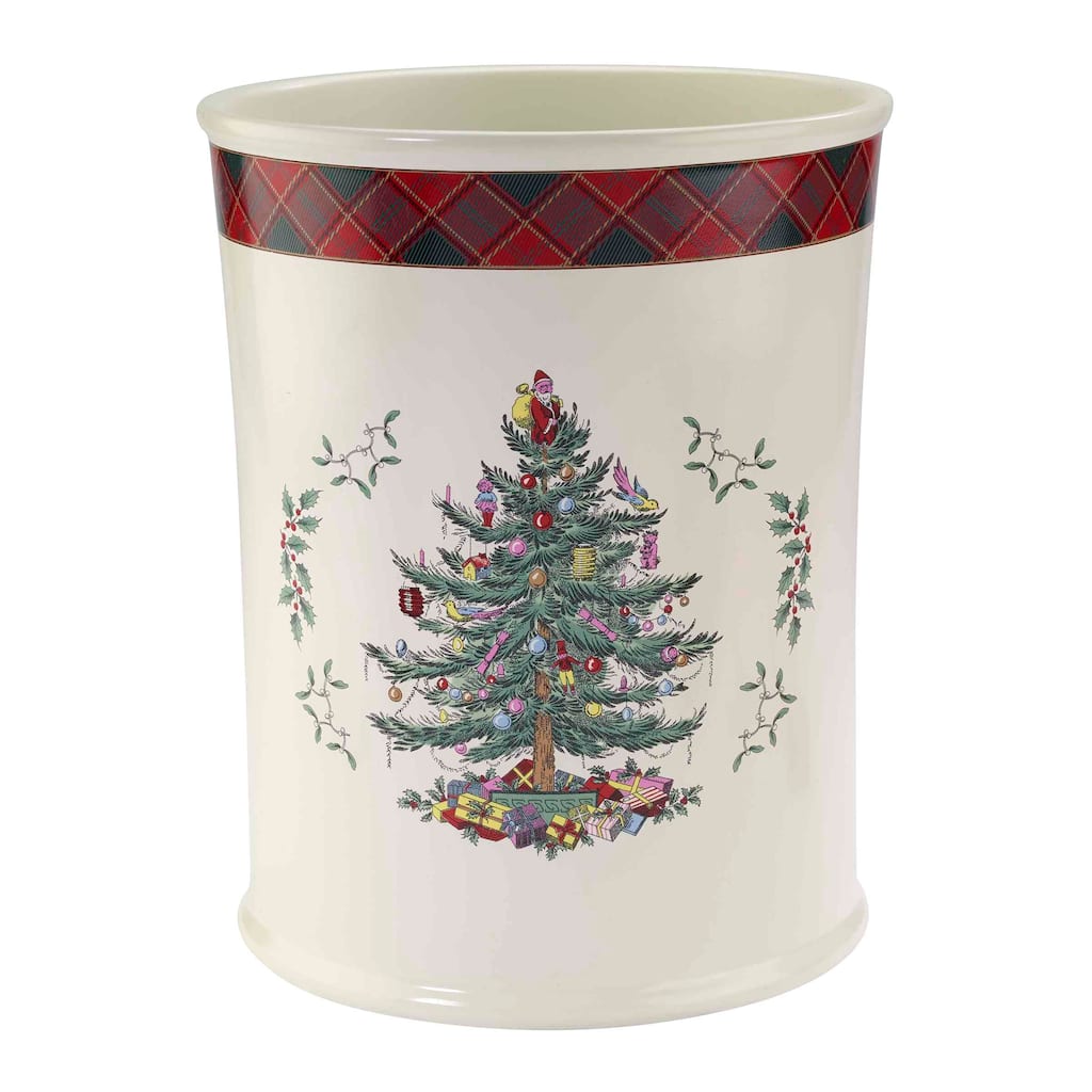 Spode® Christmas Tree Tartan Wastebasket