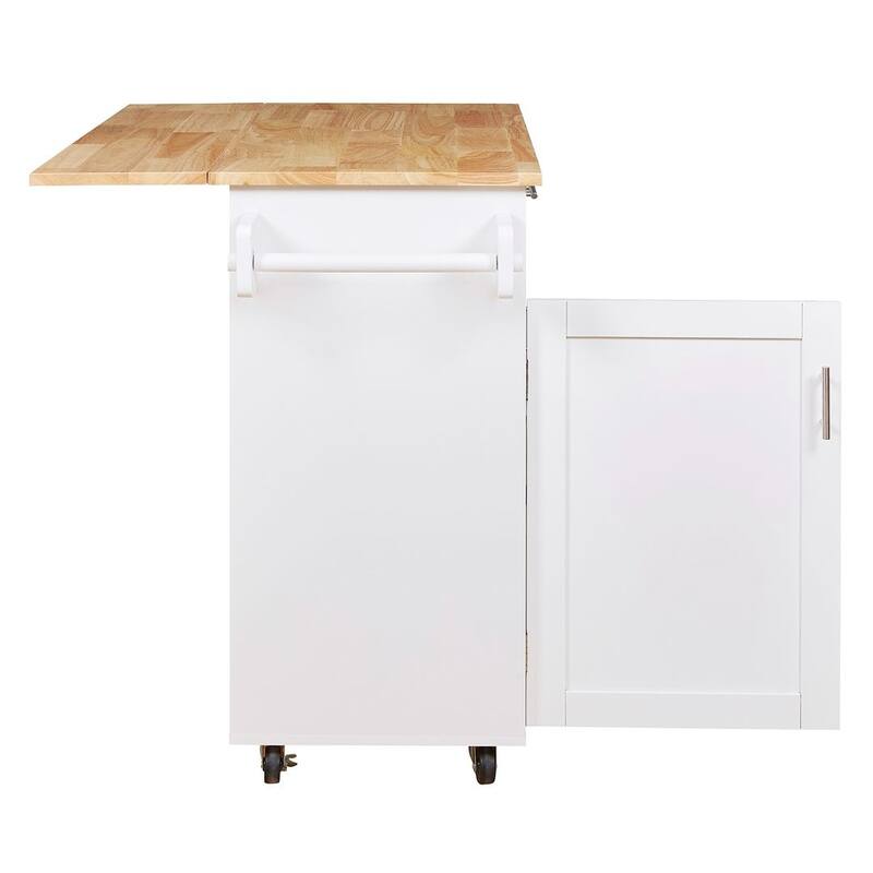 Rolling Kitchen Island Cart with Wheels , Drawer, Storage Racks