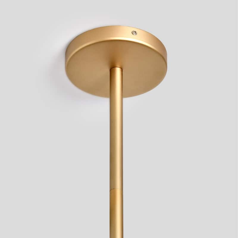 Wendy 6-Light Iron and Rattan Chandelier by Kosas Home