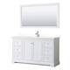 Option White / White Quartz Top / Polished Chrome