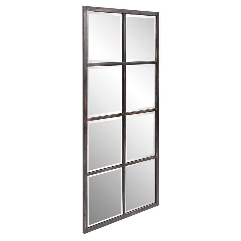 Allan Andrews Bronze Metal Framed Atrium Wall Mirror - 24 in. by 48 in.