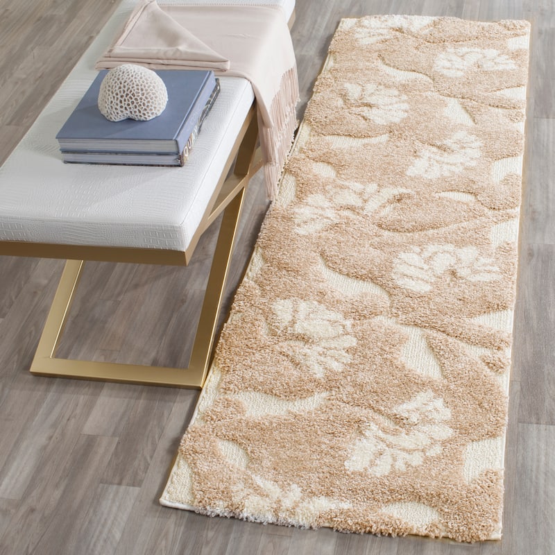 SAFAVIEH Florida Shag Neliha Floral 1.2-inch Thick Rug