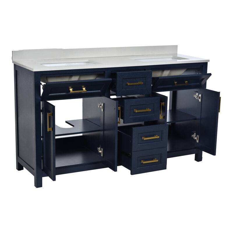 Acroma - 60'' Double Bathroom Vanity