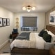 preview thumbnail 3 of 20, 6-Light Brass Semi-Flush Mount Ceiling Light with Opal Glass Shades - 24.2-in W x 9.05-in H