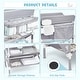 preview thumbnail 20 of 23, Foldable Baby Changing Table with 2 Drawers