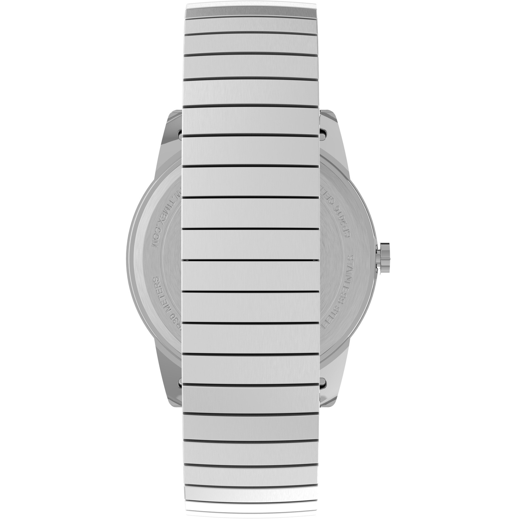 Timex Men's Easy Reader Bold 38mm Perfect Fit Watch – Silver-Tone Case  White Dial with Silver-Tone Expansion Band