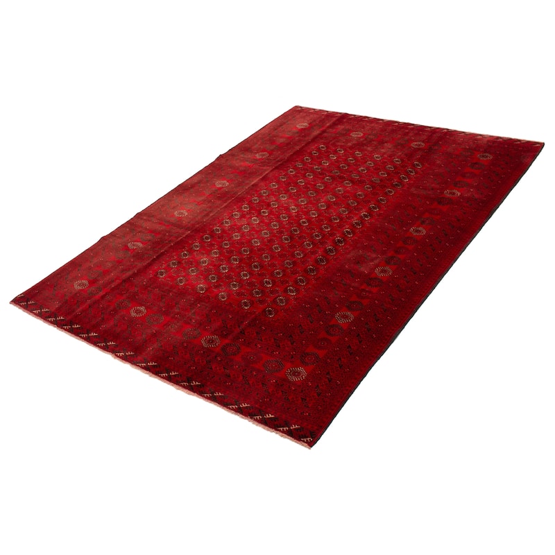 Teimani Red Rug 6'6" x 9'6" - 6'6 x 9'6