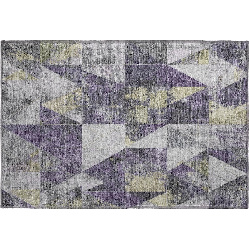 Premium Washable Super Soft Contemporary Mosaic Mayfield Rug