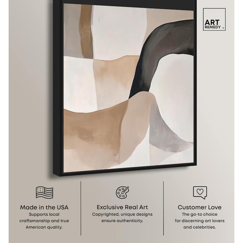 Curvilinear Composition I Canvas by Art Remedy