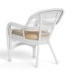 preview thumbnail 42 of 41, Portside Coastal White Outdoor Wicker Dining Set (5-Piece)