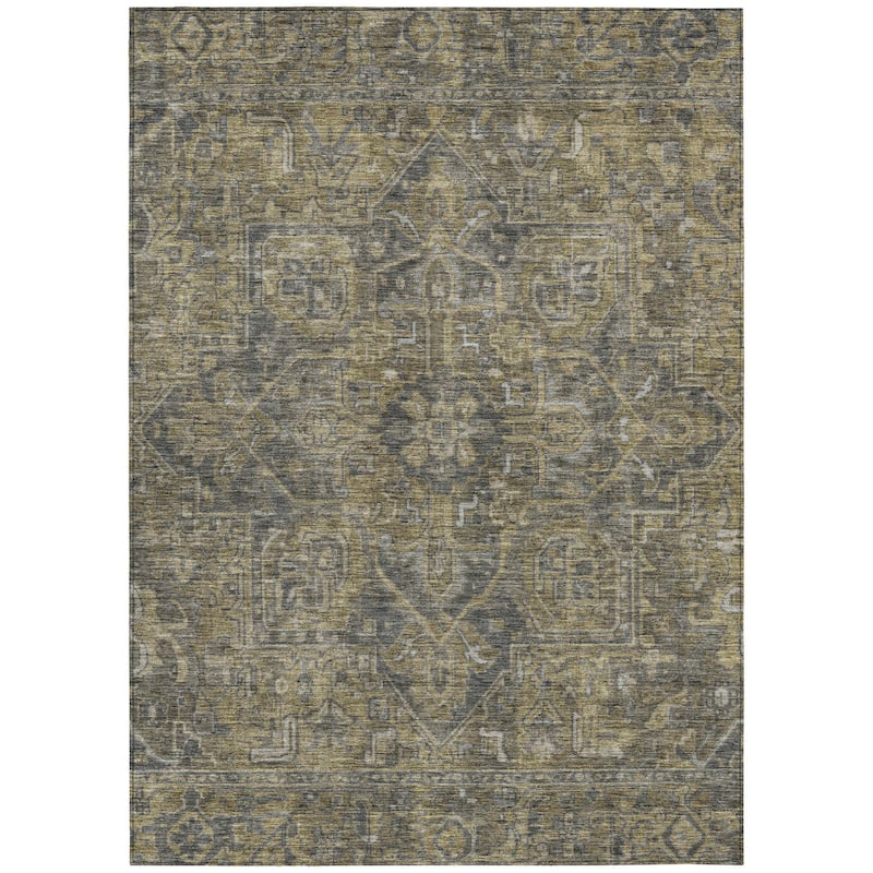 Paso Oriental Weather Resistant Timeless Grace Outdoor Rug