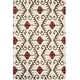 preview thumbnail 69 of 83, SAFAVIEH Handmade Wyndham Zvonka Modern Wool Rug 6' x 9' - Ivory/Brown - Rectangle