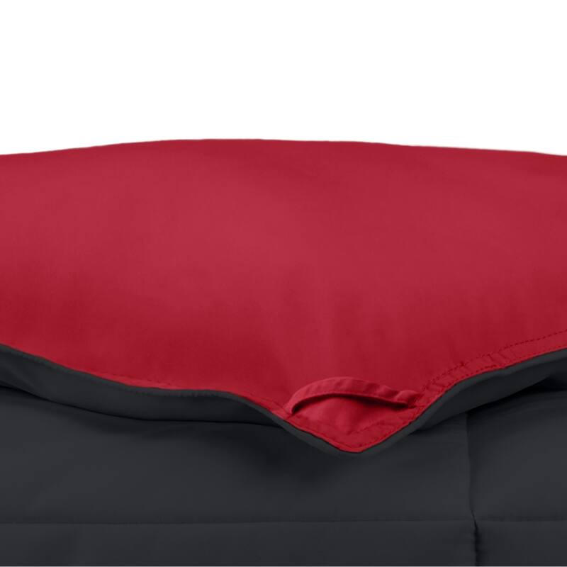 Bare Home Reversible All Season Down Alternative Comforter