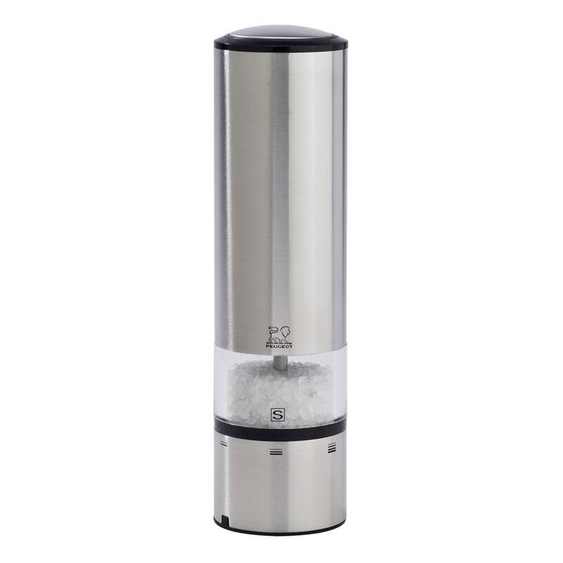 Peugeot 27129 Elis Sense U-Select Touch-Operated Electric Salt Mill - Stainless Steel