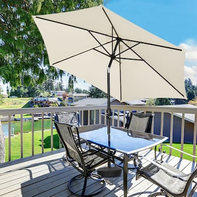 Ainfox 9ft Outdoor Patio Umbrella Without Base for Garden, Patio, Swimming Pool