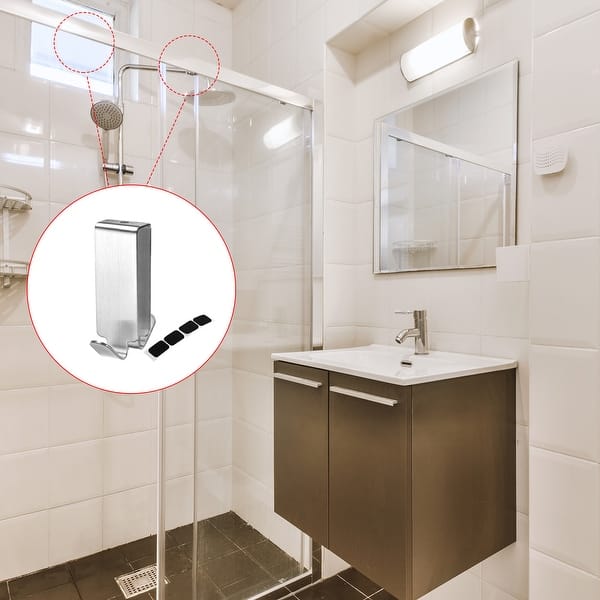 FUMAX Shower Door Hooks, Shower Hooks For Towels, Heavy Duty Drilling