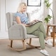 preview thumbnail 59 of 80, HOMYKA 28" Wide Rocking Chair for Nursery