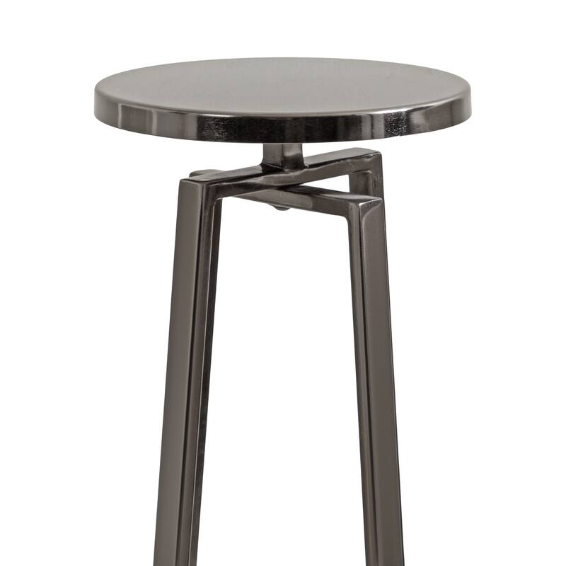 Kate and Laurel Zia Metal Drink Table - 9x9x23