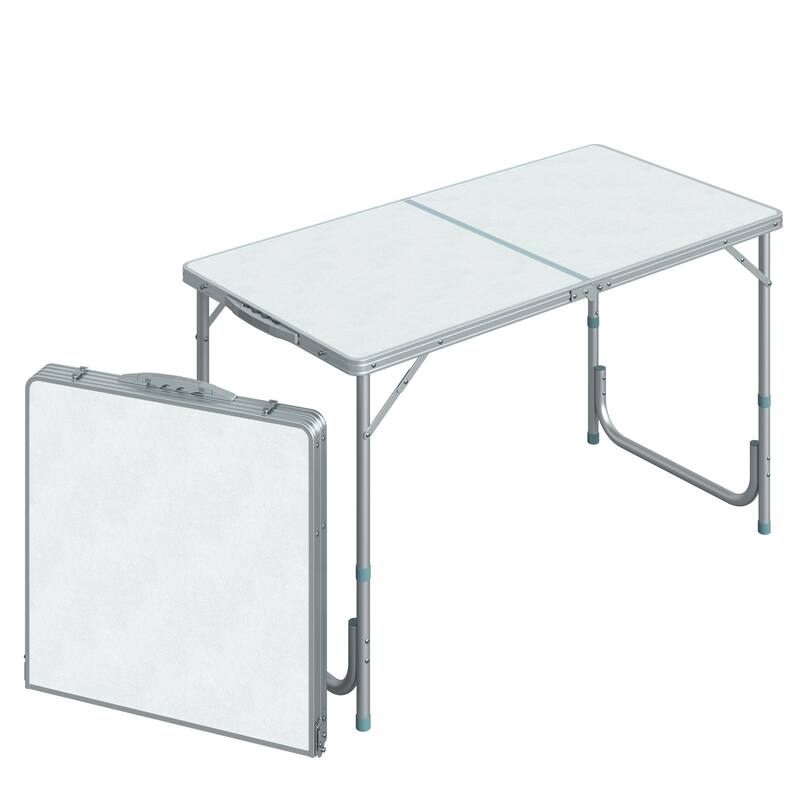 Outsunny Folding Camping Table With Height Adjustability