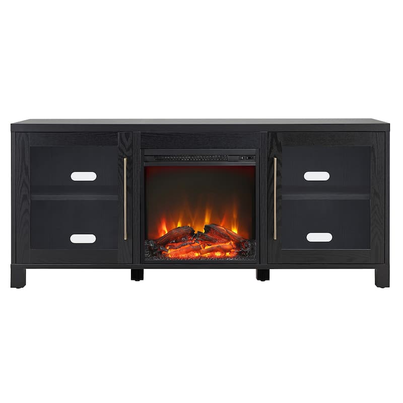 Quincy TV Stand with Fireplace Insert