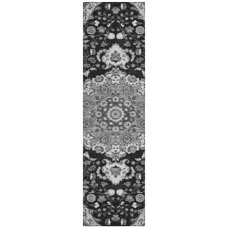 Machine Washable Indoor/ Outdoor Global Eckley Chantille Rug