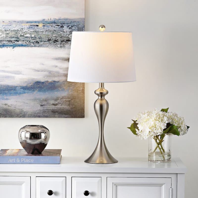 SAFAVIEH Lighting Myrtle 28-inch Iron Table Lamp - 14" x 14" x 28" - 14Wx14Dx28H