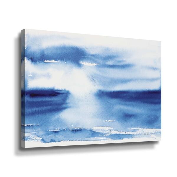 Ocean Blue III Gallery Wrapped Canvas - Bed Bath & Beyond - 33267383