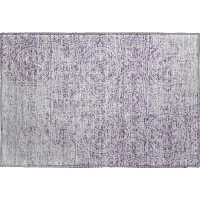 Premium Washable Super Soft Vanishing Medallion Mayfield Rug