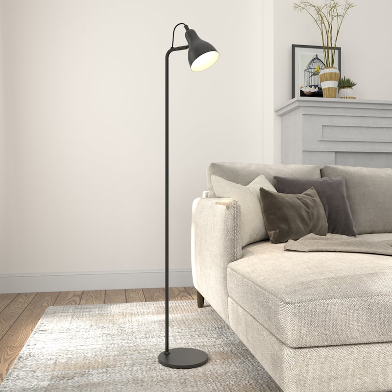 Acroma 53" Floor Lamps For Living Room - Matte Black