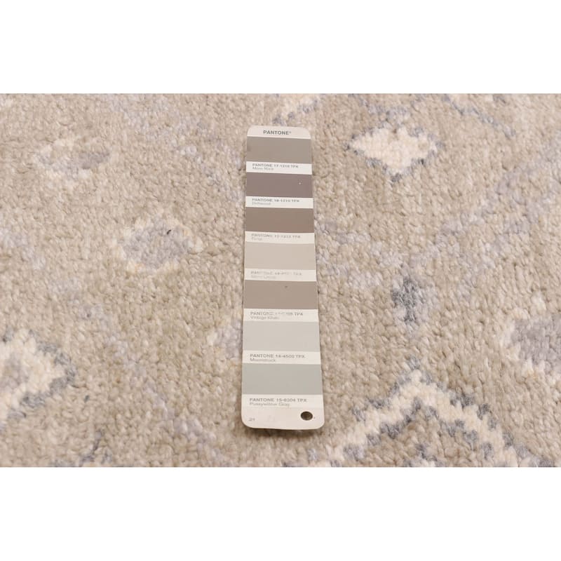 ECARPETGALLERY Hand-knotted Jules Serapi Taupe Wool Rug - 5'3 x 7'8