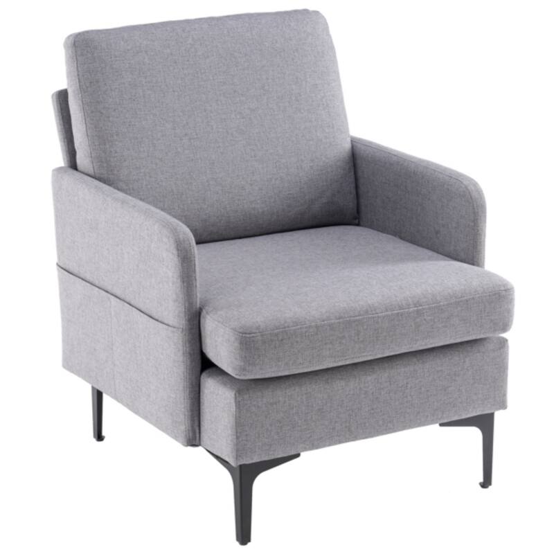 Lounge Chair Stylish and Comfortable Single Sofa Accent Chair for Living Room or Bedroom - 31.1” x 26.77” x 34.65” (L x W x H)