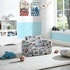 preview thumbnail 32 of 46, Kids Sofa, Children's 2 in 1 Convertible Sofa to Lounger White