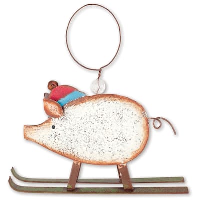 Pig Ornament, Set of 2