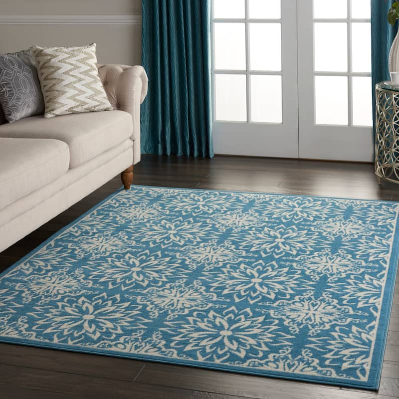 Nourison Jubilant Floral Medallion Area Rug