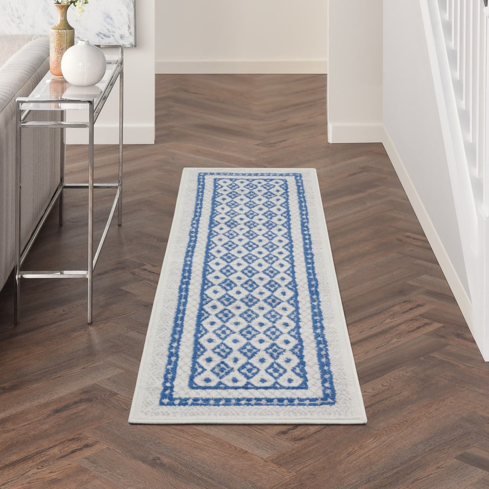 Nourison Whimsicle Geometric Moroccan Bordered Area Rug