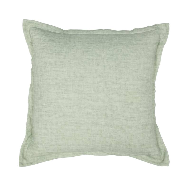 Amy Linen 22-inch Square Throw Pillow, by Kosas Home