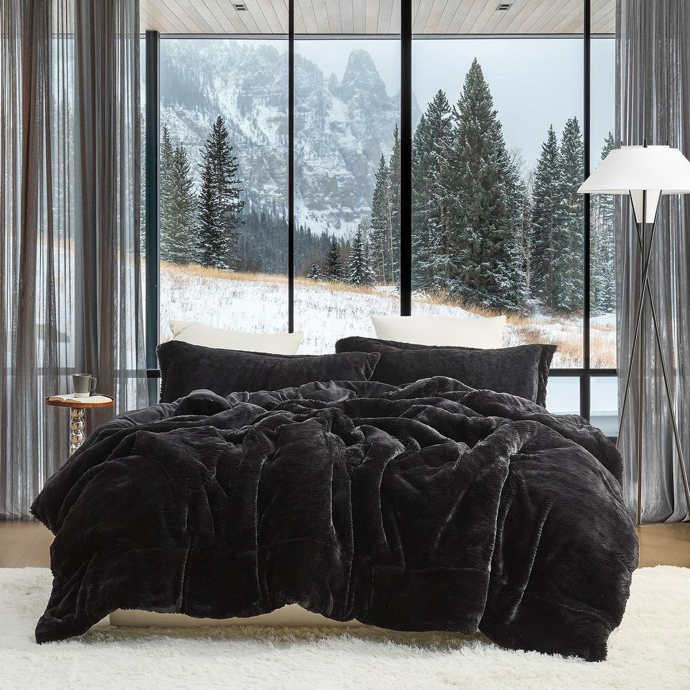 You Deserve It - Coma Inducer® Oversized Comforter Set - Black