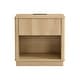 preview thumbnail 6 of 10, Christopher Knight Home - Suzie Modern Nightstand with Built-in Outlet & USB Port, Storage Drawer, and Charging Station