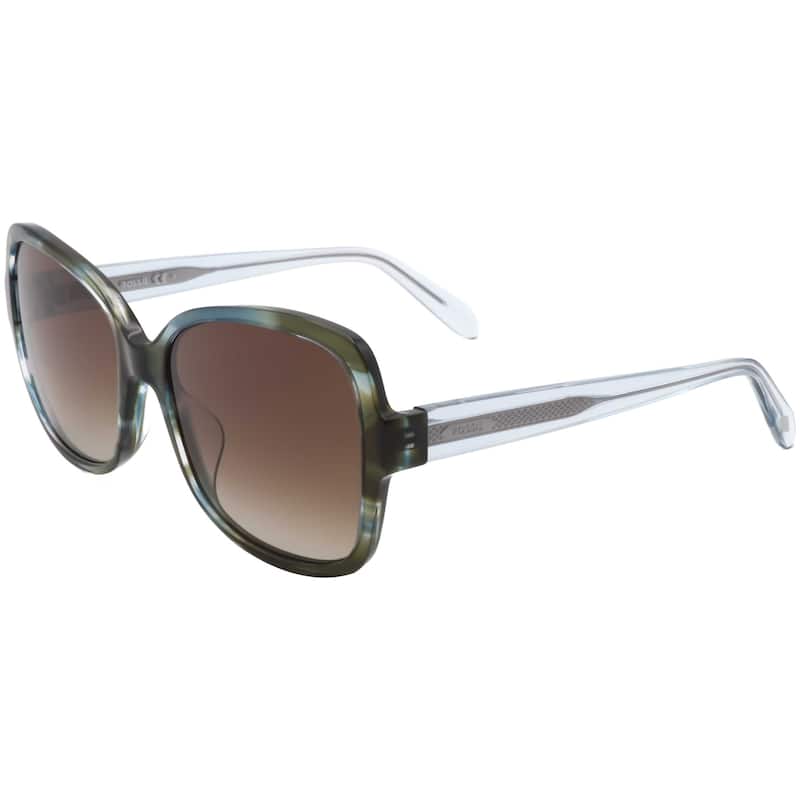 Fossil Women's 56mm Blue Green Multi Sunglasses FOS2121-S-6AK-56