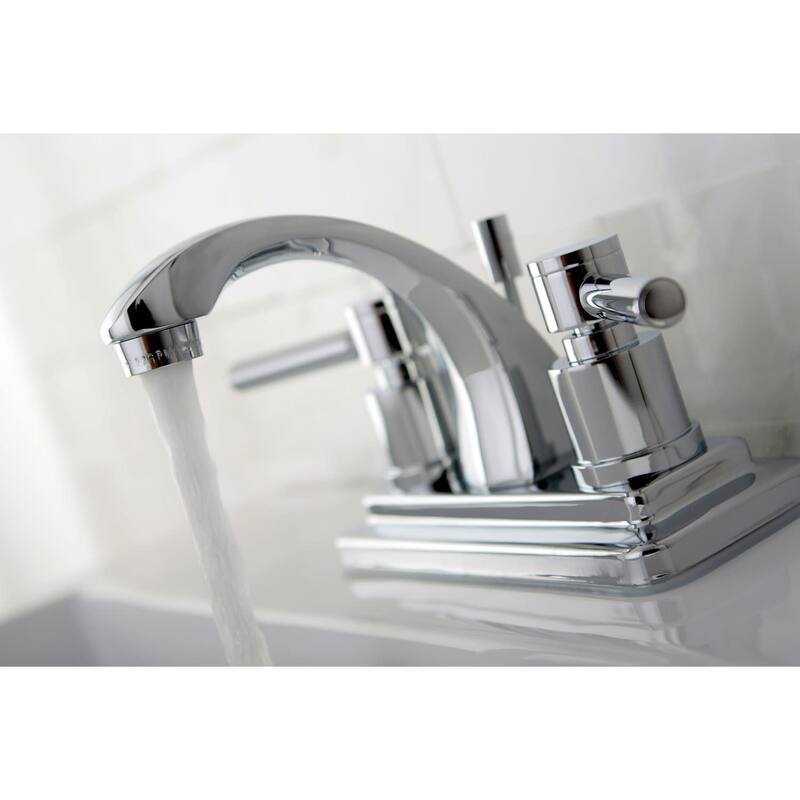 Kingston Brass Concord Centerset Bathroom Faucet with Brass Pop-Up