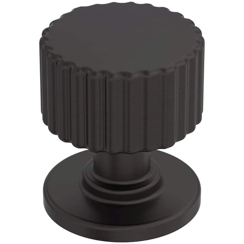 Amerock BP37652 Ballard 1-1/8" Fluted Mushroom Cabinet Knob - Oil Rubbed Bronze